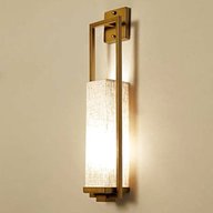 lampada ottone stile deco in vendita usato