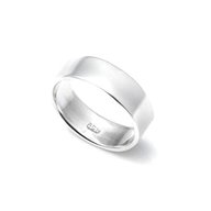 anello uomo argento fascia usato