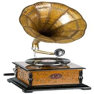 grammofono antico toscano usato