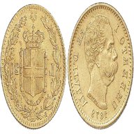 moneta 20 lire oro usato