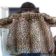 pelliccia leopardo giacca vero usato