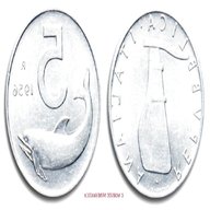 5 lire 1956 usato