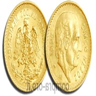 moneta oro messico usato