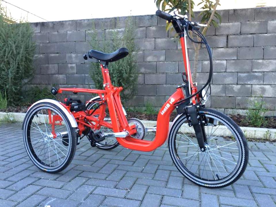 bicicletta 3 ruote disabili