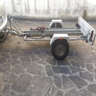 carrello portamoto monoposto usato