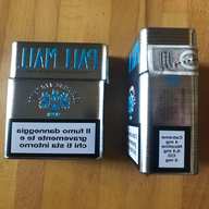 pacchetti sigarette limited edition metallo usato