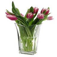 vaso fiori vetro usato