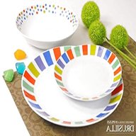 servizio piatti moderni colorati usato