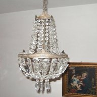 lampadario gocce cristallo bronzo usato