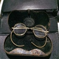 occhiali antichi oro usato