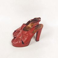 scarpe anni 50 rosse usato