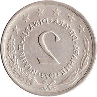 jugoslavia 2 dinara usato