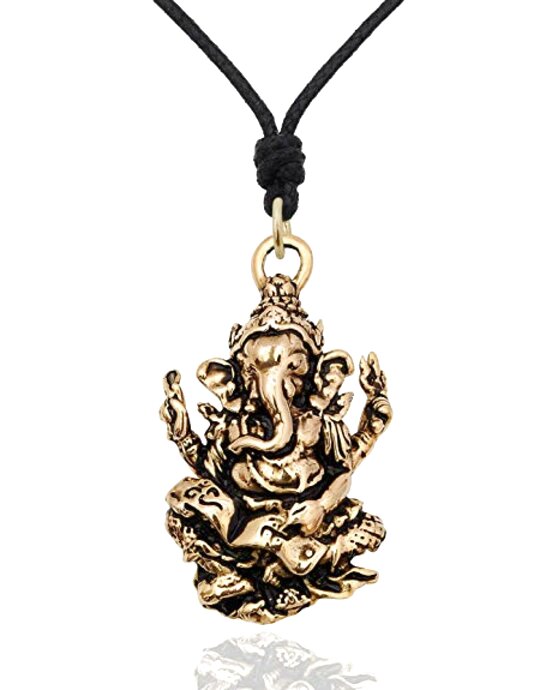 simbolo di protezione in India Collana con ciondolo Ganesh 