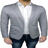 giacca elegante grigia usato