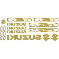 adesivi moto suzuki oro usato