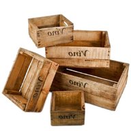 scatole vino legno usato