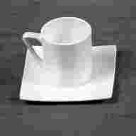 porcellana bianca tazzine caffe usato