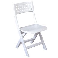 sedia pieghevole esterno bianca usato