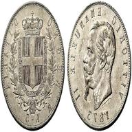 5 lire 1873 roma usato