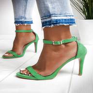 sandali verdi tacco usato