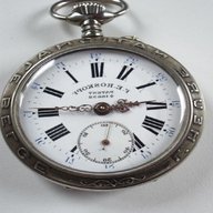 orologio tasca argento diademe roskopf usato