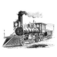 locomotiva vintage usato