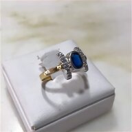 anelli zaffiro blu usato