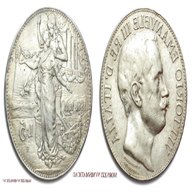 5 lire 1911 usato