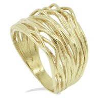 anello oro giallo fascia usato