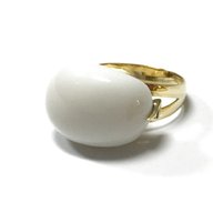 anello agata bianca usato