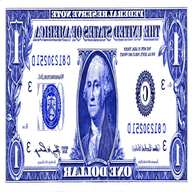dollaro blu usato