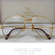 cartier oro occhiali vintage usato