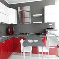 ikea cucina bianca rossa usato