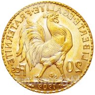 20 franchi oro usato