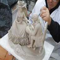 porcellane capodimonte statua usato