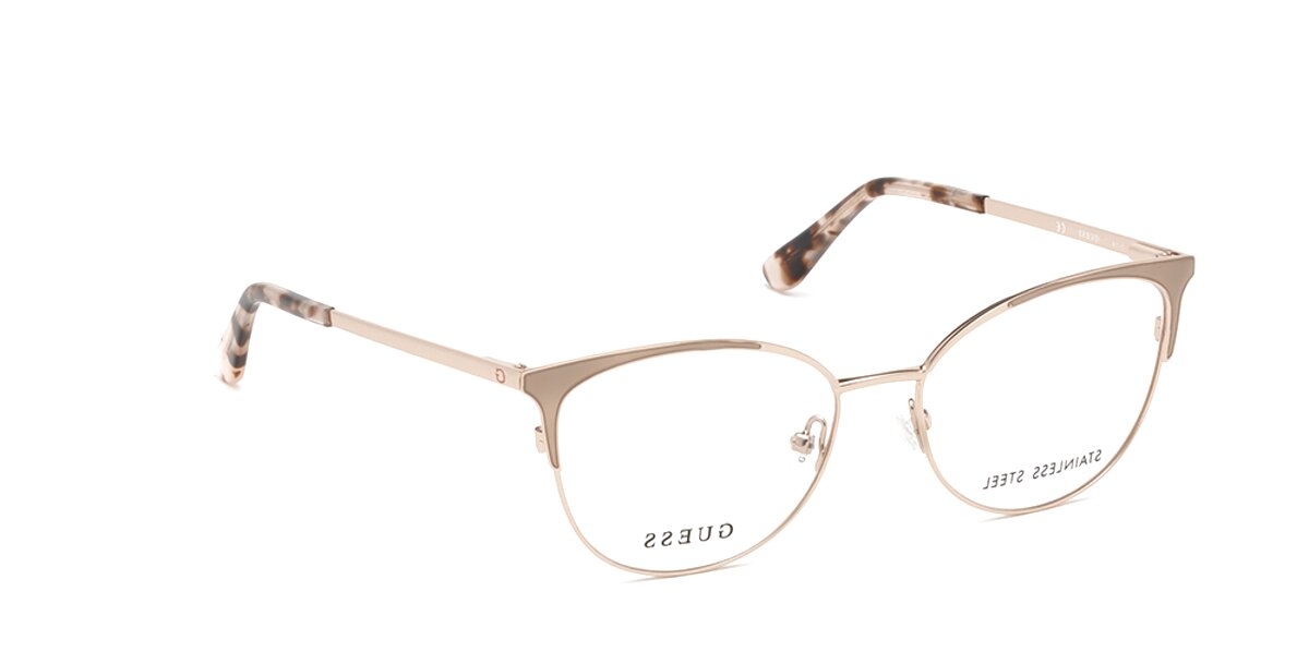 Montatura per occhiali da vista Donna Guess Marciano Rosa e neutri lenti neutre 