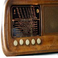 radio d epoca usato