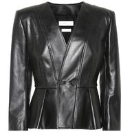 alexander mcqueen leather jacket usato