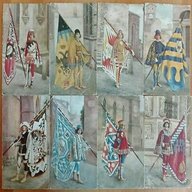 vecchie cartoline paggi siena usato