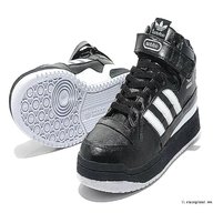 scarpe adidas forum mid bianche usato