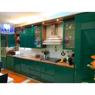 cucina verde usato