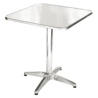tavolo bar alluminio 70x70 usato