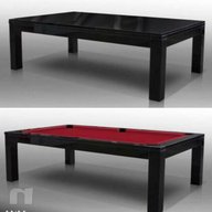 tavolo laccato nero usato