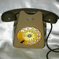 telefono vintage disco muro usato