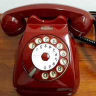 telefono anni 50 rosso usato