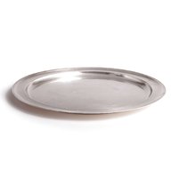 vassoio argento ovale usato