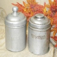 contenitori vintage alluminio usato