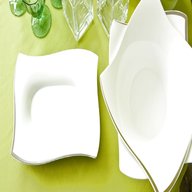 piatti quadrati bianchi porcellana usato