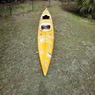 canoa vetroresina biposto timone usato