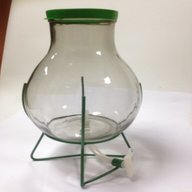acetiera vetro 10 litri usato